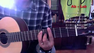 Apprendre Men Aller  Canardo Tal  Guitar Lesson  Namus974 [upl. by Artur]