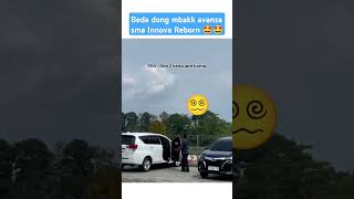 Asal putih aja ya mba heheeeee funnyvideo innovareborn avanza [upl. by Gnen807]