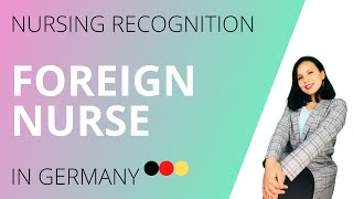 How to get Nursing Recognition for foreign nurses in GermanyEnglish subtitles [upl. by Einnad]