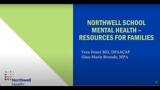 Northwell School Mental Health Presentation at LHS 101024 [upl. by Harve]