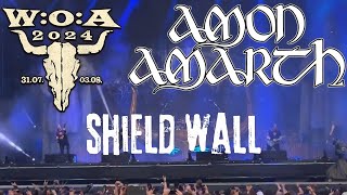 Amon Amarth in Wacken 2024  Shield Wall [upl. by Ibbor275]