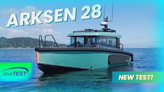 2024 Arksen 28 Review Aluminum Dayboat Performance Test amp Offshore Capabilities [upl. by Helali]