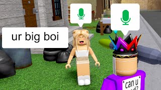 Roblox Da Hood Voice Chat BUT People Just EVIL [upl. by Aryaz]