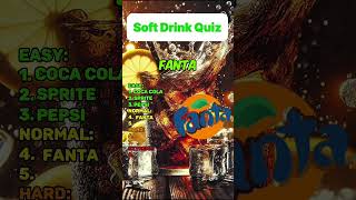 Soft Drink Quiz Can you guess the brand of this soft drink trivia quiztime quiz softdrink [upl. by Joh]