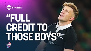 All Blacks star Damian McKenzie reacts after thrilling Autumn Nations win against Ireland 🔥 [upl. by Macfarlane326]