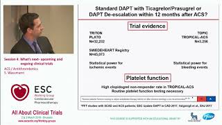 ACS  Antithrombotics  S Wassmann [upl. by Niwdla]