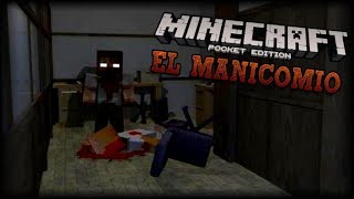 MINECRAFT PE 11  EL MANICOMIO DEL TERROR COMO EN OUTLAST MAPA DE AVENTURAS CON BLOQUES DE COMANDO [upl. by Virgina949]