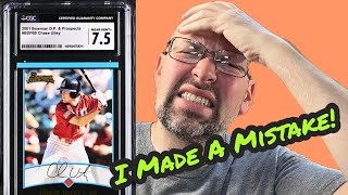 Did I Make A Mistake 34 Card CGC Sports Card Grading Submission Reveal [upl. by Ripley19]