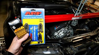 How to REPLACE ROD BEARINGS on a BMW E46 M3 S54  ACL Bearings amp ARP Bolts [upl. by Anitnemelc]