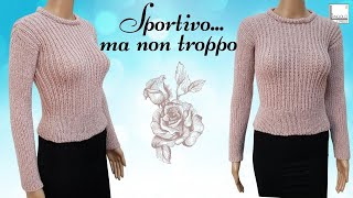 Maglia ai ferri quotJANUARYquot [upl. by Dasya]