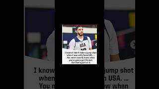 Jayson Tatum Speaks On Time With Team USA [upl. by Karola]