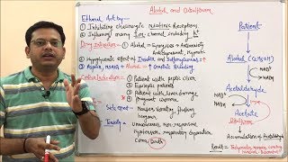 Alcohol amp Disulfiram Part 2 Final  Disulfiram Mechanism of Action Contraindication amp Interaction [upl. by Yrelbmik328]