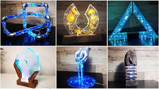 20 Most Amazing Epoxy Resin Lamps  Resin Art [upl. by Etnoed219]