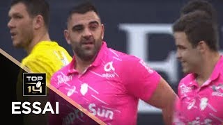 TOP 14  Essai Zurab ZHVANIA SFP  Paris  Clermont  J23  Saison 20172018 [upl. by Irena180]