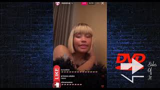 Nicki Minaj gives motivation to fans as commentators criticize her Bob 🤣 LIVE [upl. by Akenahc76]