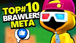 TOP10 de la NOUVELLE META  MEILLEURS BRAWLERS [upl. by Duquette]