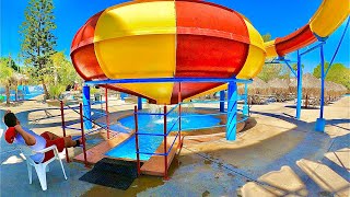 Space Bowl Water Slide at Albercas El Vergel Water Park [upl. by Thorpe624]