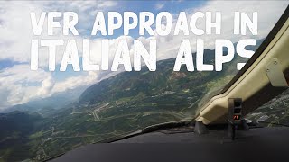 PRIVATE JET PILOT POV landing in BOLZANO  Full Approach  4K [upl. by Ennovehs411]