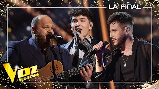 Javier Crespo Antonio José y David Barrull cantan un Medley  La Final  La Voz All Stars 2023 [upl. by Jillana]