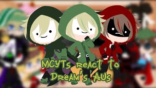 MCYTs react to Dream’s AUs  GCRV  AU explanations and credits in desc [upl. by Acinoryt]