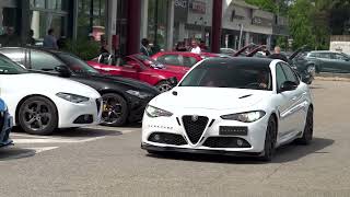 Alfa Romeo Day by Cadamuro amp Elite Alfisti Club 22052022 [upl. by Sarazen]