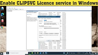 How To Enable CLIPSVC client License Service Not Starting in Windows [upl. by Ruel40]