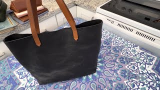 Madewell Transport Tote vs Portland Leather Goods Classic Tote [upl. by Pernas]