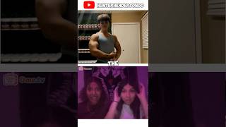 Baby face filter on Omegle alexeubank fitness flexing gym samsulek omegle [upl. by Aldarcy]