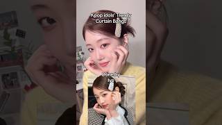 EVERY KPOP IDOL does this Side Bang hairstyle kbeauty [upl. by Hebert]