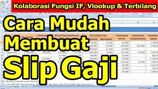 Cara Mudah Membuat Slip Gaji [upl. by Salena220]