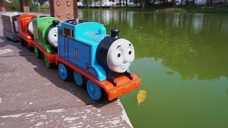 Thomas And Friends Trains Toy Percy Accidents Will Happen Funny Outdoor [upl. by Sillyrama708]