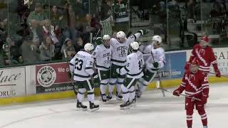 Bemidji State Mens Hockey Highlights vs Wisconsin Oct 13 2023 [upl. by Leahcimed756]