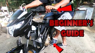 PAANO MAGDRIVE NG MANUAL NA MOTOR  Suzuki Raider 150 Fi [upl. by Rema34]