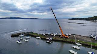 Forsyth’s of Denny  Boat Lift  Limekilns  Fife [upl. by Marron]