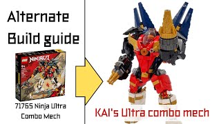 Lego 71765 Ninja Ultra Combo Mech Alternate Build Guide [upl. by Cristabel542]