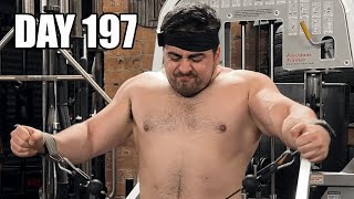 Natural Bulk Day 197  Shoulders and Abs [upl. by Dublin]