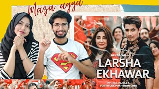 Indian reaction on Larsha Pekhawar  Ali Zafar ft Gul Panra amp Fortitude Pukhtoon Core  Pashto Song [upl. by Akilam]