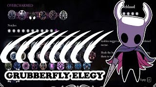 Best ranged charm  Grubberfly elegy Overcharm Hollow knight  grimm troupe [upl. by Avin138]