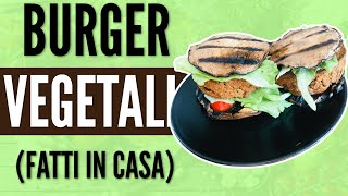 BURGER VEGETALI FATTI IN CASA CON FUNGHI PORTOBELLO [upl. by Yevi]