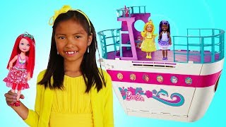 Wendy Pretend Play w Barbie Doll Cruise Ship Adventure Toy [upl. by Francene]