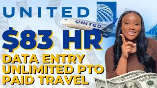 Make 3300WK WFH  UNITED AIRLINES REMOTE JOBS  High Paying Remote Jobs [upl. by Giliana]