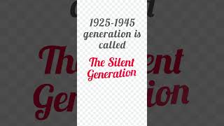 Generation names vocabulary englishworld englishlearning youtube dailyenglish shorts [upl. by Yahsed]