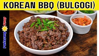 Korean BBQ Easy Bulgogi Recipe [upl. by Neelahtak]