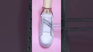 how to bar lace shoes  shots shoes ytshorts update tricks [upl. by Nertie]