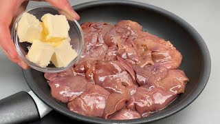 Wird in 1 Minute gegessen Dieses Rezept mit Hühnerleber hat Hunderte von Hausfrauen erobert [upl. by Lonnie]