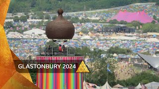 Glastonbury 2024 in 4 minutes [upl. by Ynettirb]