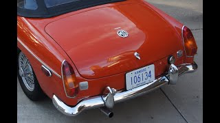 1972 MGB  Review and test drive [upl. by Atinev278]