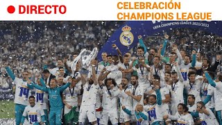 CHAMPIONS LEAGUE La AFICIÓN del REAL MADRID celebra la 14ª COPA de EUROPA  RTVE Noticias [upl. by Popele377]