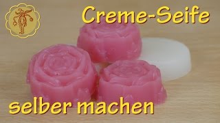 CremeSeife selber machen  ganz einfach mit Glycerinseife [upl. by Ekaterina]