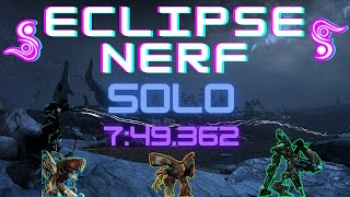 Solo 1x3 749362 RT  Eclipse Nerf  Builds  Warframe [upl. by Juana247]